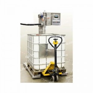 1000KG吨桶亚氨基二乙酸输送机-自动贴标输送机