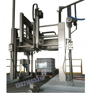 隔音涂料压盖机,1000L-IBC吨桶自动压盖机